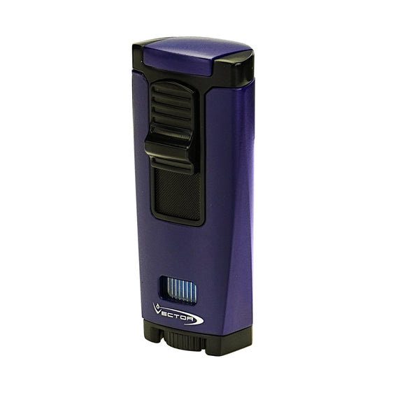 
Vector Apex Triple Flame Torch Lighter Blue Matte