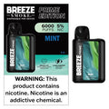 
Breeze Prime Disposable Vape - 6000 Puffs - Mint