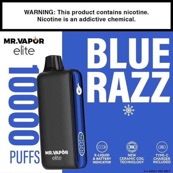 Mr. Vapor Elite - Disposable Vape - Lighter USA