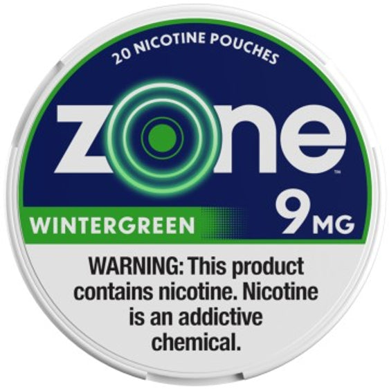 
Zone Nicotine Pouches Wintergreen - 5 Pack - 9mg