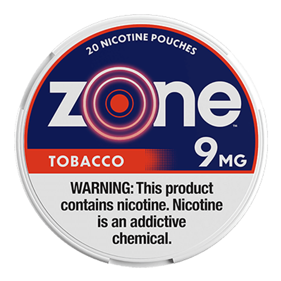 
Zone Nicotine Pouches Tobacco - 5 Pack - 9mg