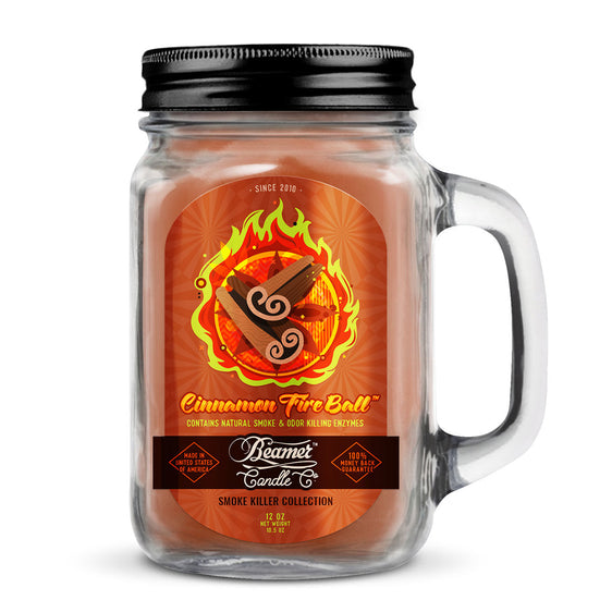 
Beamer Candle Co Smoke Killer Collection - USA Made Candle - 12 oz Cinnamon Fireball