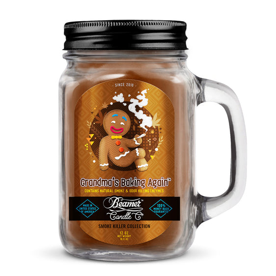 
Beamer Candle Co Smoke Killer Collection - USA Made Candle - 12 oz Grandma's Baking Again