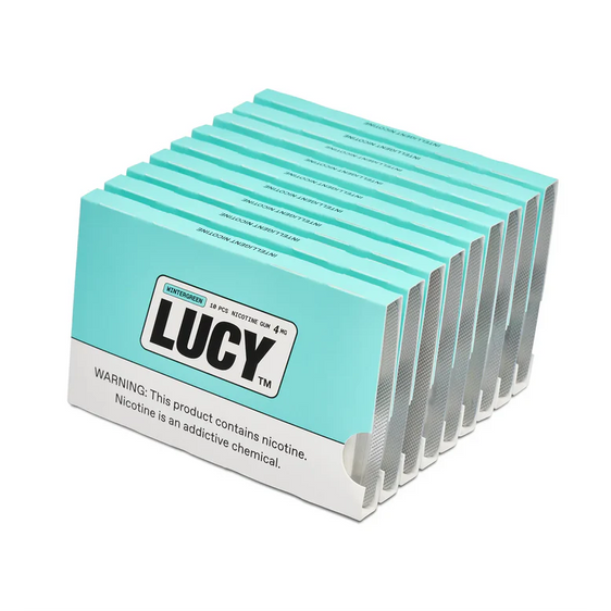
Lucy Wintergreen Nicotine Gum 4mg (10 Pack) - 4mg
