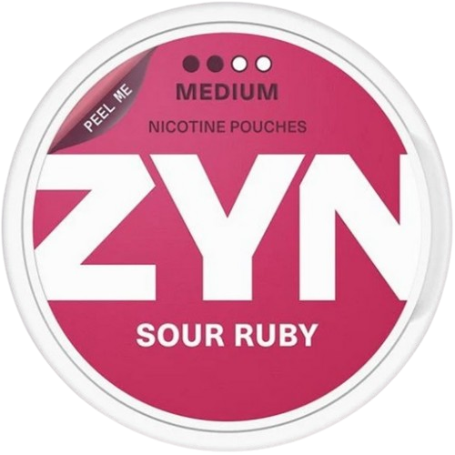 Zyn Nicotine Pouches Sour Ruby - 5 Pack