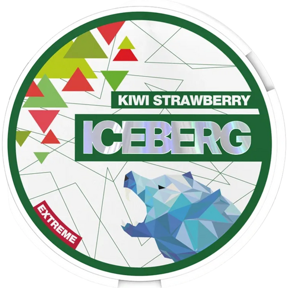 
Iceberg Nicotine Pouches - Kiwi Strawberry 35MG