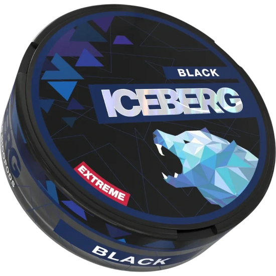 Iceberg Nicotine Pouches - Black 35MG