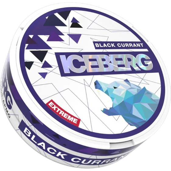 
Iceberg Nicotine Pouches - Blackcurrant 35MG