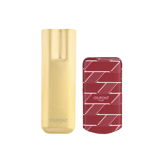 
S.T. Dupont Double Cigar Case - Monogram Burgundy