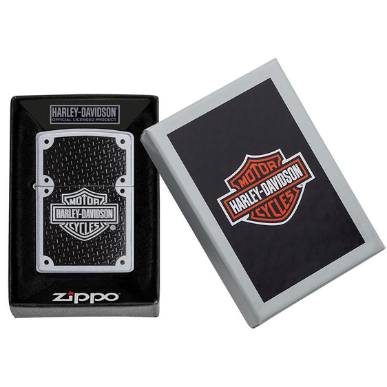 
Zippo Lighter - Harley-Davidson® Texture Chrome