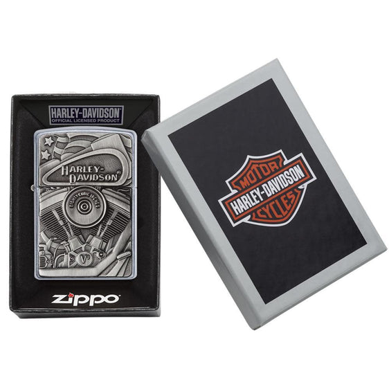 
Zippo Lighter - Harley-Davidson® Motor Flag