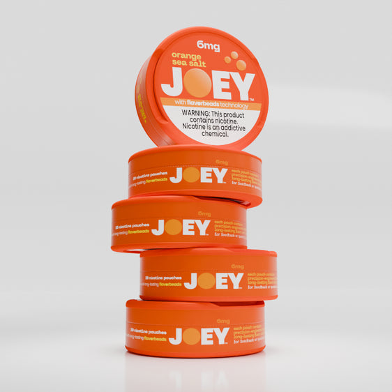 
JOEY Orange Sea Salt Nicotine Pouches 6mg - 5 Pack