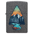 
Zippo Lighter - Iron Stone Mountains Design