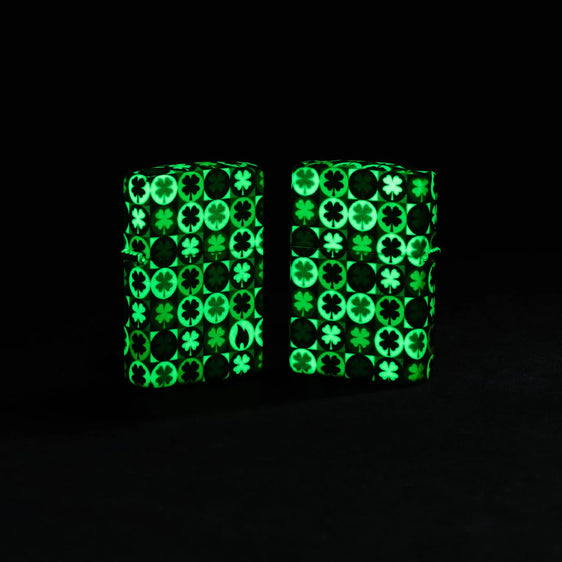 
Zippo Lighter - Four Leaf Clovers