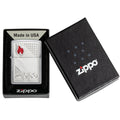 
Zippo Lighter - Tiles Emblem