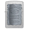 
Zippo Lighter - Jack Daniel's Silver Logo