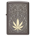 
Zippo Lighter - Cannabis Black Ice