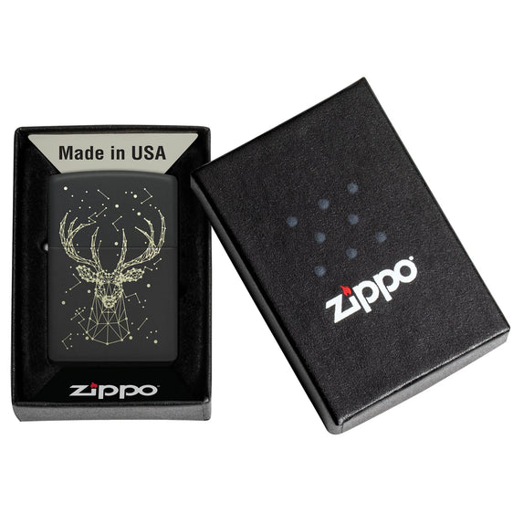 
Zippo Lighter - Deer Constellation