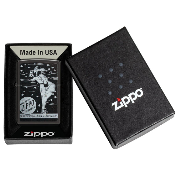 
Zippo Lighter - Windy "A Week's Trail"