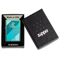 
Zippo Lighter - Teal Windy