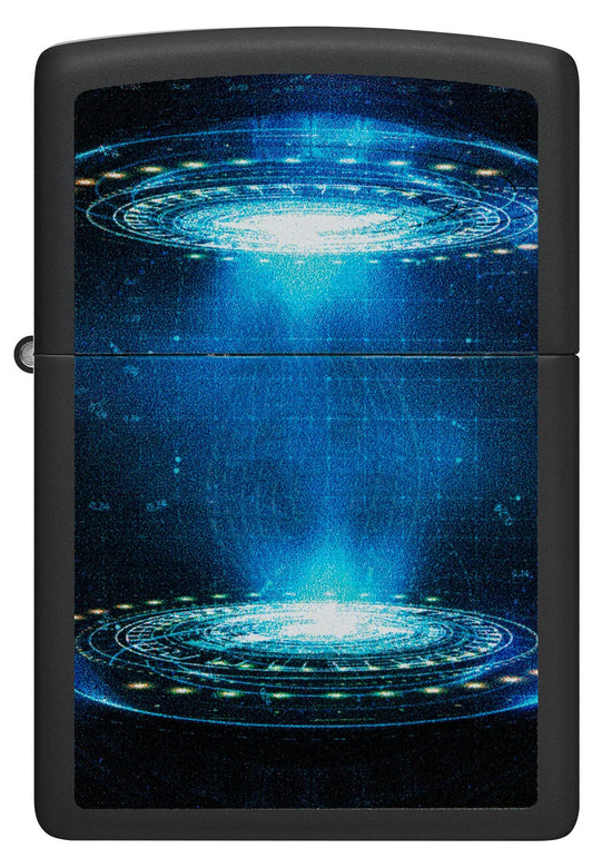 Zippo Lighter - Black Light UFO