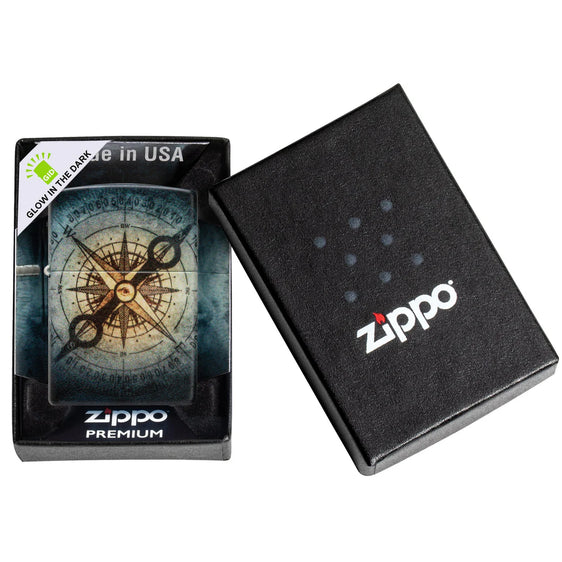 
Zippo Lighter - Compass Ghost