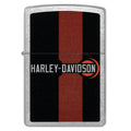 
Zippo Lighter - Harley Davidson Race Stripes w/ Logo