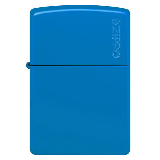 
Zippo Lighter - Sky Blue Matte w/ Zippo Logo