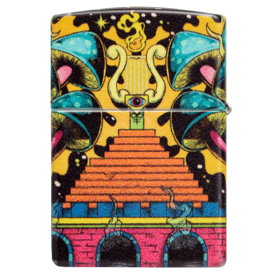 
Zippo Lighter - Trippy Skull