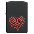 
Zippo Lighter - Checkered Heart