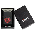 
Zippo Lighter - Checkered Heart