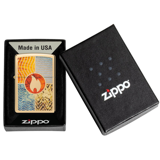 
Zippo Lighter - Elements of Earth