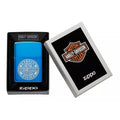 
Zippo Lighter - Harley Davidson High Polish Blue