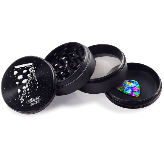Beamer Aircraft Grade Aluminum 63MM Grinder - Flying Pizza