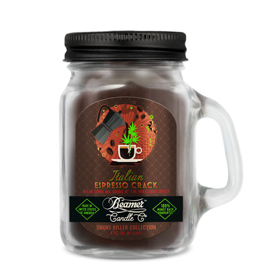 
Beamer Candle Co Smoke Killer Collection - USA Made Candle - 4 oz Italian Espresso Crack