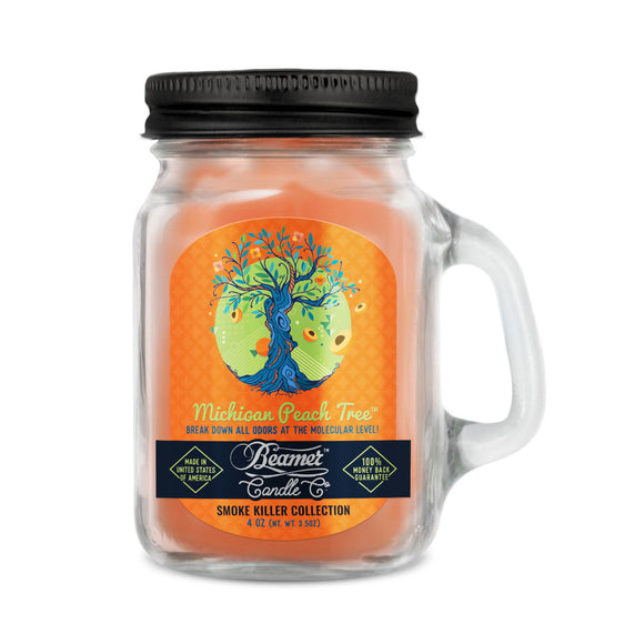 
Beamer Candle Co Smoke Killer Collection - USA Made Candle - 4 oz Michigan Peach Tree