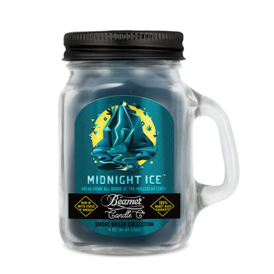 
Beamer Candle Co Smoke Killer Collection - USA Made Candle - 4 oz Midnight Ice