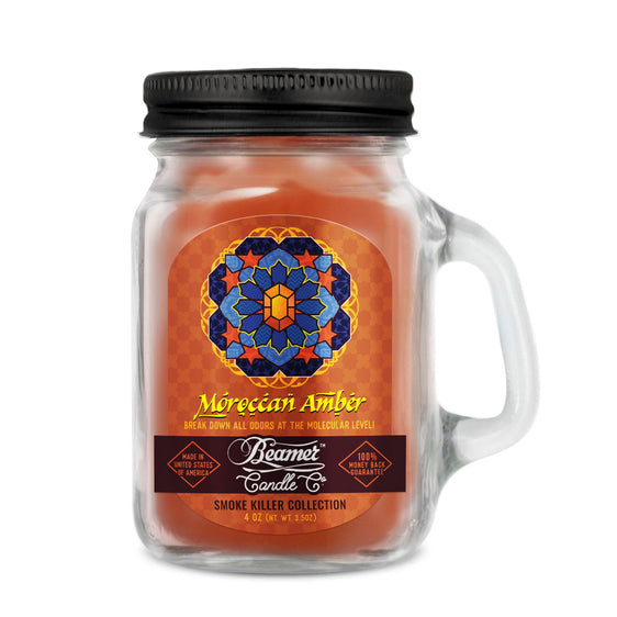 
Beamer Candle Co Smoke Killer Collection - USA Made Candle - 4 oz Moroccan Amber