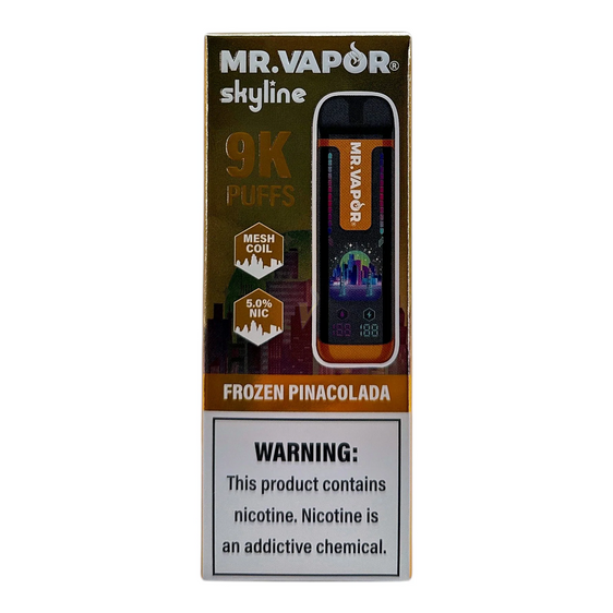 
Mr. Vapor Skyline - 9,000 Puff Disposable Vape - Frozen Pina Colada