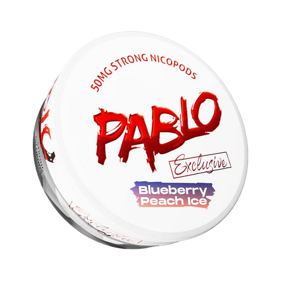 Pablo Exclusive Nicotine Pouches Blueberry Peach Ice 30MG - 5 Pack