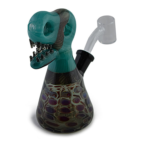 
Dino Head Dichro Glass Rig