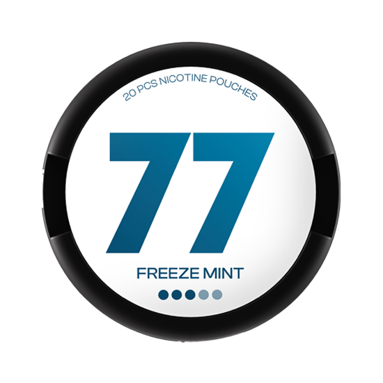 77 Nicotine Pouches Freeze Mint - 20mg