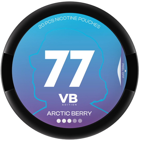77 Nicotine Pouch Arctic Berry 10mg - 5 Pack