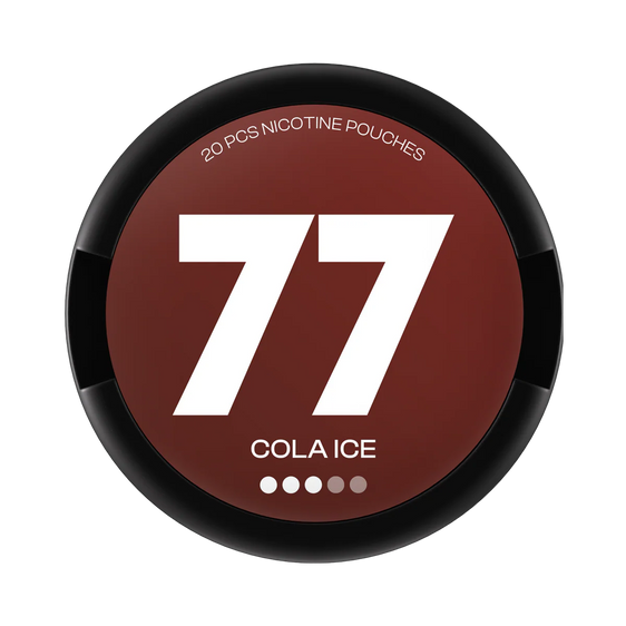 
77 Nicotine Pouches Cola Ice - 20mg