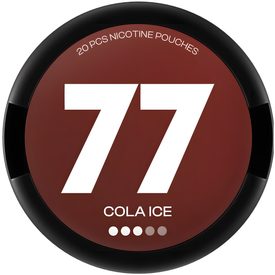 
77 Cola Ice Nicotine Pouches – 10mg (5 Pack)