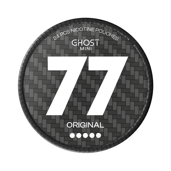 
77 Ghost Mini Nicotine Pouches Original - 20mg