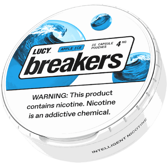 
Lucy Breakers Nicotine Pouches Apple Ice - 5 Pack - 4mg