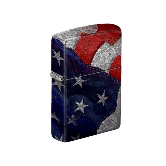 Zippo Lighter - All over American Flag