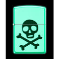 
Zippo Lighter - Glow in the Dark Skull & Crossbones