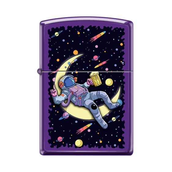 Zippo Lighter - Astronaut with a Beer